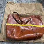 Patricia Nash  Benvenuto Heritage Collection Tan Leather Tote Bag & Dust Bag Photo 14