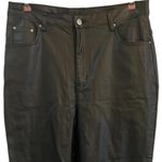 Boutique Black Faux Leather Jean Style Pants 1X 14 New Never Worn Photo 5