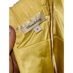 NWT Mandalay Yellow Silk Beaded Embellished Midi Gown Evening Formal Dress Sz 4 Photo 10