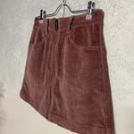 American Eagle Burgundy Corduroy Casual Skirt Size US 2 Photo 7