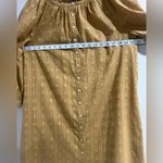 Anthropologie  Golden Button-Front Mini Dress Photo 5