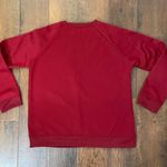 “Dog Mom” burgundy sweatshirt, size approx L/XL Red Photo 3