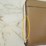 Coach Darcy Sand Bow Accordion Zip Continental Wallet Photo 4