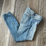 Eunina Sz 27 Blue Denim Jeans Skinny Mid Rise Destructed Adorable Photo 1