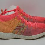 Skechers  Women's Orange Burst Sweet Symphony High Top Knit Sneakers Size 10 Photo 0