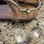 Veronica Beard  Amelia Thongs Women's gold metallic t-strap sandals size 6.5 Photo 7