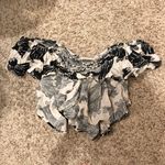 Free People  Floral Flowy Jungle Tropical Tribal Boho Chic Vacation Top XS Photo 5