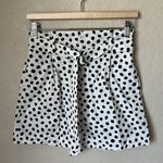 ZARA Black And White Polka Dot Shorts NWT Photo 2