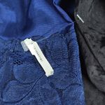 Anthropologie Moulinette Soeurs Black Blue Puff Sleeve Silk Bolero Dress 6 NWT Photo 4