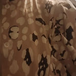 Adam Lippes  RUFFLE SHELL IN PRINTED POPLIN PINK LEOPARD SIZE 2 Photo 3