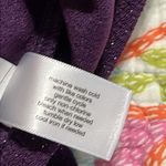 Lane Bryant  size 22/24 babydoll sparkle knit top jacquard fit v neck long sleeve Photo 7