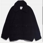 ZARA  Black Shearling Teddy Fleece Jacket Photo 5