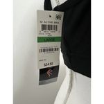 Ideology NWT  Crisscrossed Black Sports Bra Gray Sz Large Photo 6