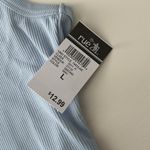 Rue 21 nwt ribbed baby blue tank w/ buttons Photo 3