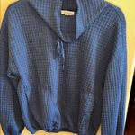 Max Studio  Blue/gray color, Waffle Knit Hoodie Photo 0