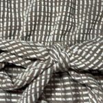 Caution to the Wind Anthropologie Dress Womens Small Brown White Tie waist Photo 1