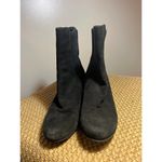 Aquatalia  Black Weatherproof Suede Versus Ankle Boots/Booties Sz. 7 Photo 4