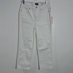 NYDJ  Relaxed Piper Crop Jeans Optic White Pants Optic White Size‎ 6 Photo 1