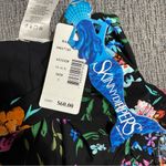 Skinny Dippers Daisy Duke Ruffle High Waist Bottoms Black Photo 9