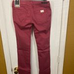 Replay women's size 28 crimson light twill JUSHMANN stretch trouser pants 28x33 Red Photo 1