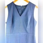 White House | Black Market 10 Smart Workwear Classic Deep Blue Fitted Mini Dress Photo 3