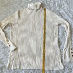 JM Collection  Women’s turtleneck ribbed sweater in eggshell size Large Photo 5