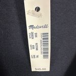 Madewell Wrap Front Bodysuit Short Sleeve V-Neck Bodysuit Black XXS NWT Photo 6