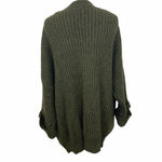 N21 Oversized Ribbed Knit Olive Green Cardigan Sweater Designer Cardigan Size M Photo 1