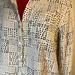 Velvet Heart Spotted Print Button Up Blouse M Photo 5