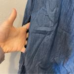 Anthropologie Corey Lynn Calter Chambray Off Shoulder Dress Photo 6