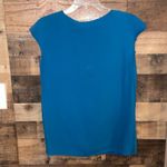 Stella McCartney  Capri Blue Sleeveless Blouse with front cutouts, NWT Photo 5