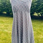 prAna Cali Performance Athletic Dress in Moonrock Botanica Geometric Print Photo 3