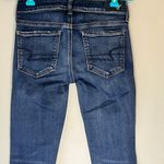American Eagle  Dark Wash Distressed Jegging Jean Size 2 Regular Photo 5