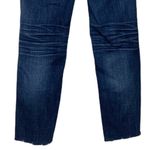American Eagle  AEO Dark Wash Skinny Crop Raw Hem Mid Rise Jeans Size 8 Short Photo 5