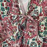 Raga NEW Anthropologie  Romper Sunset Rose Mosaic Patchwork Tie Front size S NWT Photo 8