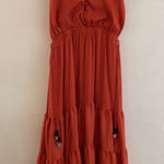 Dolan by Anthropology Elegant orange Maxi Dress Red Photo 0
