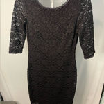 Laundry by Shelli Segal  Black Lace Dress‎ Size 8 Photo 0