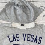 SAAD collection women S cotton blend Las Vegas Nevada raw cut crewneck hoodie Photo 4