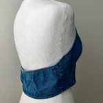 SheIn Blue Denim Halter Tank Top Photo 6