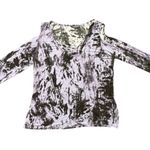 Rock & Republic Women XL Purple Tie Dye Cold Shoulder Top Whimisgoth Fairycore Photo 0