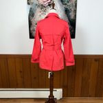 Eddie Bauer Super Cute Double-Breasted Coral Canvas Jacket! Photo 4