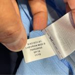 Banana Republic  Geometric Blue, Black and White Pleated Midi Skirt Petite Sz. 2 Photo 4