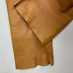 Cache Vtg  Lamb Leather Pants Sz 6 Tan Brown Straight Leg Boot Photo 13