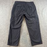 Duluth Pants Women's 8 Black Dry on the Fly Capris Cargo Nylon Hiking Outdoor Photo 1
