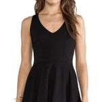 Eight Sixty  Black V-Neck Mini Dress Photo 0
