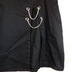 Hot Topic Double Chain Mini Skirt Womens Plus Size 1 Black Goth Rock School Girl Photo 2