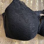 Cacique  Lane Bryant black lace underwire bra, size 40DD Photo 1