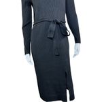 BEAUTIFUL by Lawrence Zarian Mock Neck Sweater Dress Black XS Petite Photo 4