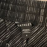 Athleta New  Arrival Skirt Size 4 Pull On Black White Striped Photo 5