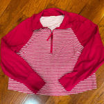 Pilcro Anthropologie striped quarter zip sweatshirt Photo 0